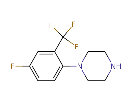 1-(4-fluoro-2-(trifluoromethyl)phenyl)piperazine