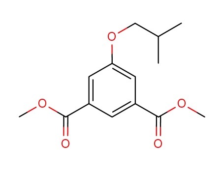 Molecular Structure of 1185753-91-6 (dimethyl 5-(isobutyloxy)isophthalate)