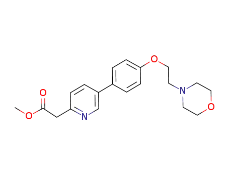 Methyl 2-(5-(4-(2-morpholinoethoxy)phenyl)pyridin-2-yl)acetate
