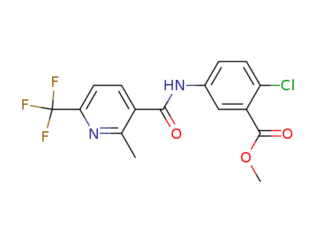 2-chloro-5-[(2-methyl-6-trifluoromethyl-pyridine-3-carbonyl)-amino]-benzoic acid methyl ester