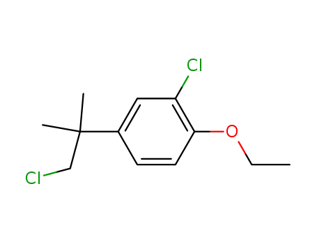 2-Chloro-4-(1-chloro-2-methylpropan-2-yl)-1-ethoxybenzene