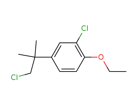 2-クロロ-4-(2-クロロ-1,1-ジメチルエチル)-1-エトキシベンゼン