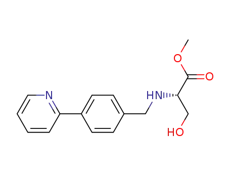(S)-3-hydroxy-2-(4-pyridin-2-yl-benzylamino)-propionic acid methyl ester