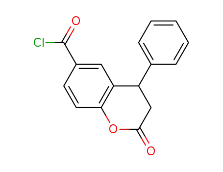 (R,S)-4-phenyl-2-chromanone-6-carbonyl chloride