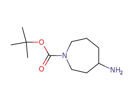 Molecular Structure of 196613-57-7 (1-Boc-hexahydro-1H-azepin-4-amine)