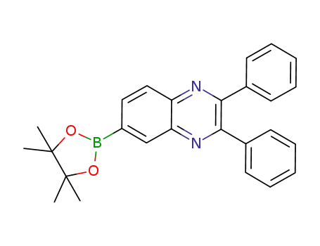 2,3-diphenyl-6-(4,4,5,5-tetramethyl-1,3,2-dioxaborolan-2-yl)quinoxaline