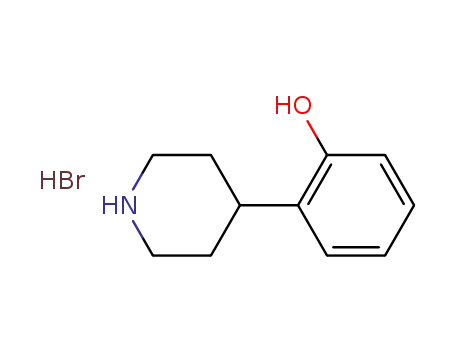 Molecular Structure of 910605-43-5 (2-PIPERIDIN-4-YLPHENOL)