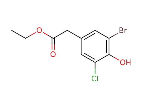 ethyl 2-(3-bromo-5-chloro-4-hydroxyphenyl)acetate