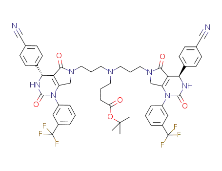 C<sub>54</sub>H<sub>51</sub>F<sub>6</sub>N<sub>9</sub>O<sub>6</sub>