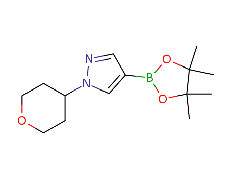 1-(oxan-4-yl)-4-(tetramethyl-1,3,2-dioxaborolan-2-yl)-1H-pyrazole