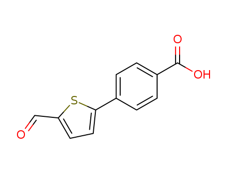 Benzoic acid, 4-(5-formyl-2-thienyl)-