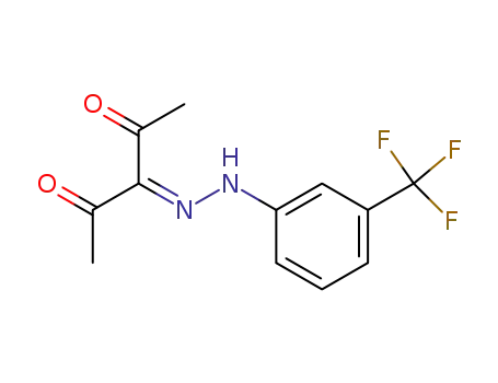 Molecular Structure of 58534-61-5 (2,3,4-PENTANETRIONE 3-(N-[3-(TRIFLUOROMETHYL)PHENYL]HYDRAZONE))