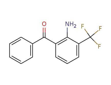 Molecular Structure of 854778-19-1 ((2-amino-3-(trifluoromethyl)phenyl)(phenyl)methanone)