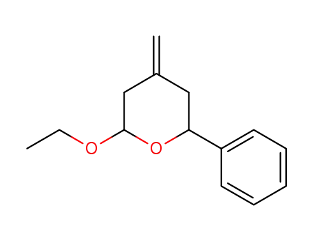 4-methylidene-6-phenyl-2-ethoxytetrahydro-2H-pyran