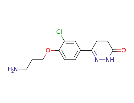 6-[4-(3-amino-propoxy)-3-chloro-phenyl]-4,5-dihydro-2H-pyridazin-3-one