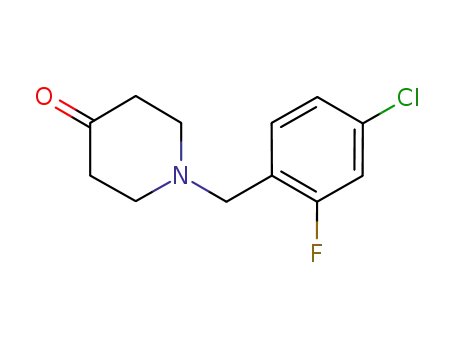 1-(4-chloro-2-fluoro-benzyl)-piperidin-4-one
