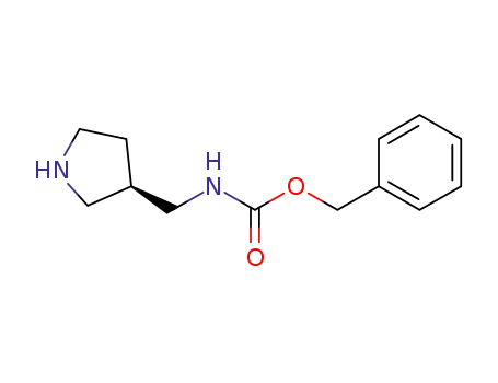 Molecular Structure of 1038350-84-3 (Pyrrolidin-3-ylMethyl-carbaMic acid benzyl ester)