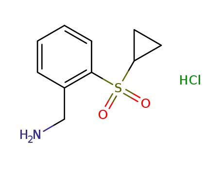 2-(cyclopropylsulfonyl)benzylamine hydrochloride salt