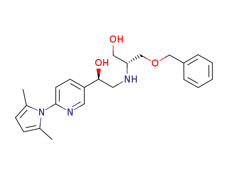 (2R)-3-(benzyloxy)-2-({(2R)-2-[6-(2,5-dimethyl-1H-pyrrol-1-yl)pyridin-3-yl]-2-hydroxyethyl}amino)propan-1-ol