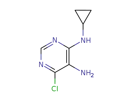 6-chloro-N4-cyclopropylpyrimidine-4,5-diamine