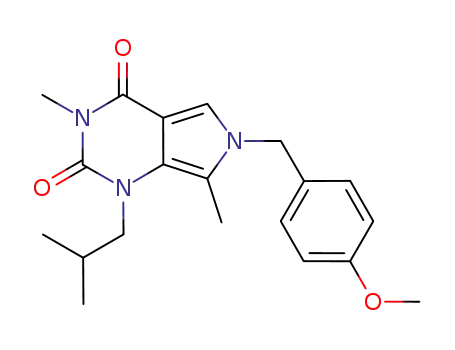 1-isobutyl-6-(4-methoxybenzyl)-3,7-dimethyl-1H-pyrrolo[3,4-d]pyrimidine-2,4(3H,6H)-dione