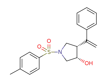 (3S,4S)-1-[(4-methylphenyl)sulfonyl]-4-(1-phenylethenyl)-3-pyrrolidinol