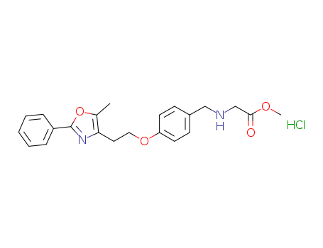 N-[[4-[2-(5-Methyl-2-phenyl-4-oxazolyl)ethoxy]phenyl]methyl]glycine Methyl Ester hydrochloride