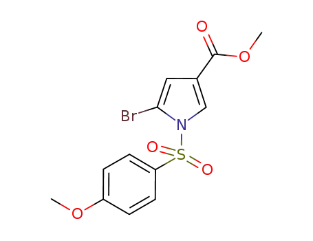 1H-Pyrrole-3-carboxylic acid, 5-bromo-1-[(4-methoxyphenyl)sulfonyl]-,
methyl ester