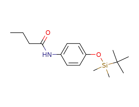 Molecular Structure of 1318981-71-3 (4'-tert-butyldimethylsilyloxybutyrylanilide)