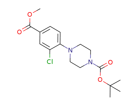 메틸 4- (4-Boc-1- 피 페라 지닐) -3- 클로로 벤조 에이트