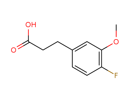 3-(4-Fluoro-3-Methoxyphenyl)propionic acid, 96%