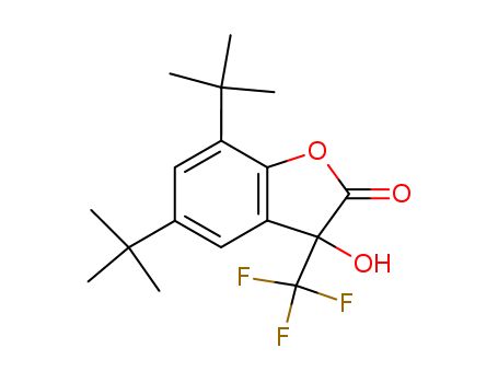 2(3H)-Benzofuranone, 5,7-bis(1,1-dimethylethyl)-3-hydroxy-3-(trifluoromethyl)-