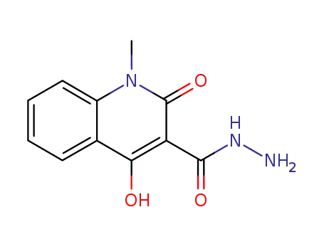 3-Quinolinecarboxylic acid, 1,2-dihydro-4-hydroxy-1-methyl-2-oxo-, hydrazide