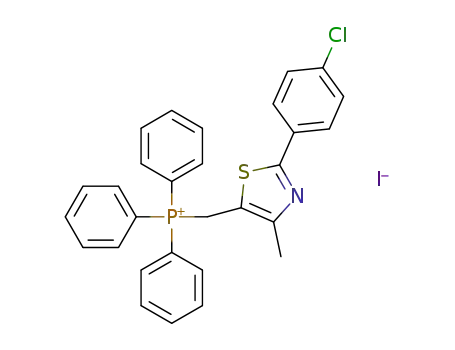 Phosphonium, [[2-(4-chlorophenyl)-4-methyl-5-thiazolyl]methyl]triphenyl-,
iodide