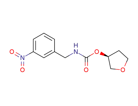 carbamic acid [(3-nitrophenyl)methyl]-(3S)-tetrahydro-3-furanyl ester