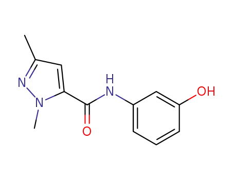 N-(3-hydroxyphenyl)-1,3-dimethyl-1H-pyrazole-5-carboxamide