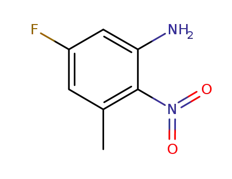 Benzenamine, 5-fluoro-3-methyl-2-nitro-