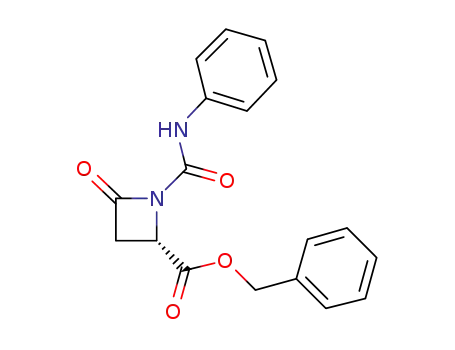 Molecular Structure of 911852-27-2 (benzyl (S)-4-oxo-1-(phenylcarbamoyl)azetidine-2-carboxylate)