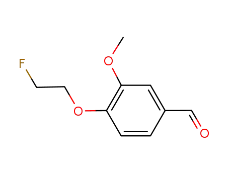 Molecular Structure of 914394-64-2 (4-(2-fluoroethoxy)-3-methoxybenzaldehyde)