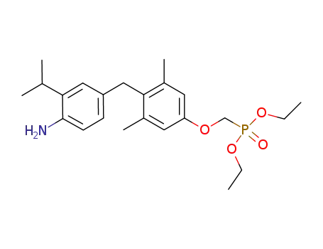 diethyl [4-(4'-amino-3'-iso-propylbenzyl)-3,5-dimethylphenoxy]methylphosphonate