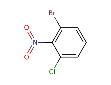 Molecular Structure of 59772-48-4 (1-bromo-3-chloro-2-nitrobenzene)