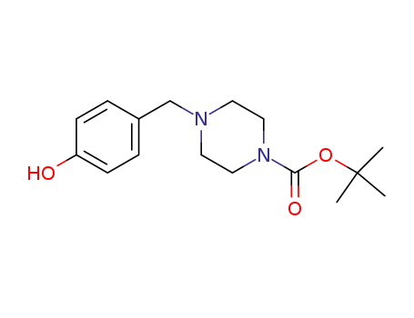1-Piperazinecarboxylic acid, 4-[(4-hydroxyphenyl)methyl]-,
1,1-dimethylethyl ester
