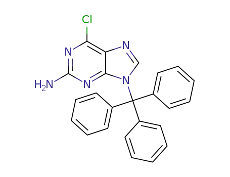 6-Chloro-9-trityl-9H-purin-2-ylamine