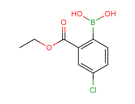 4-Chloro-2-(ethoxycarbonyl)benzeneboronic acid 95%