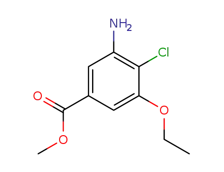 Benzoic acid, 3-amino-4-chloro-5-ethoxy-, methyl ester