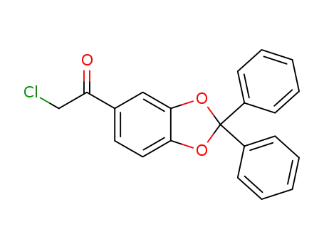 Ethanone, 2-chloro-1-(2,2-diphenyl-1,3-benzodioxol-5-yl)-