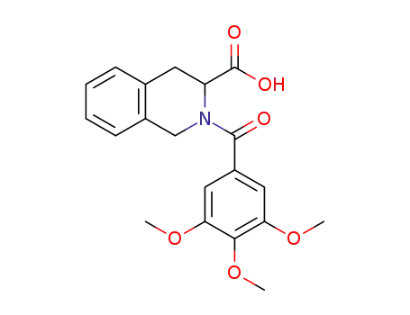 Molecular Structure of 1262971-70-9 (2-(3,4,5-trimethoxybenzoyl)-1,2,3,4-tetrahydroisoquinoline-3-carboxylic acid)