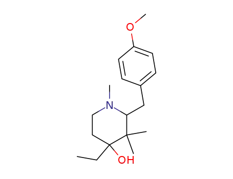 4-ethyl-2-(4-methoxybenzyl)-1,3,3-trimethylpiperidin-4-ol