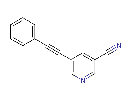 5-(2-phenylethynyl)nicotinonitrile