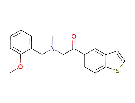 Ethanone,
1-benzo[b]thien-5-yl-2-[[(2-methoxyphenyl)methyl]methylamino]-